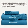 thumbnail image 2 of Juego de sábanas Bedsure Twin XL para dormitorio, 3 piezas, azul turquesa, 2 of 7