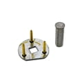 thumbnail image 6 of Renovators Supply Dummy Door Knob Spindle 1 in. Dummy Door Handle Spindle with Screws Pack of 10, 6 of 7