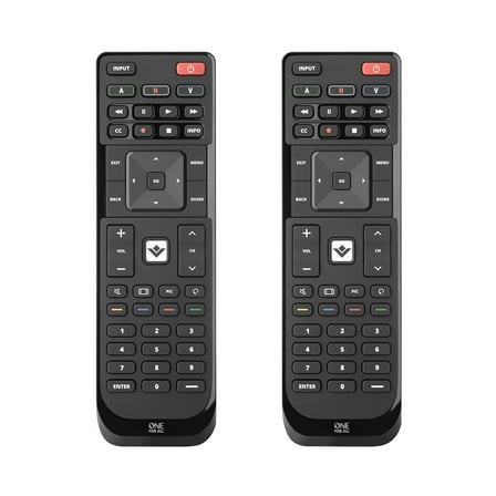 One For All URC1823 Replacement Remote for Vizio TVs, 2 Pack