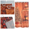 thumbnail image 2 of LB Sharp Tiger Waterproof Shower Curtain 3D Digital Printing Bath Decorations Art Print Polyester Fabric 72''X72'', 2 of 2