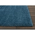 thumbnail image 3 of Malibu Shag Solid Blue Area Rug, 3 of 7