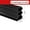 black 15mm, variant on 1pc Waterproof Seal Strip Draught Excluder Stopper Door Bottom Wind Sweep Blocker Soundproof Soft Rubber Seal Strip