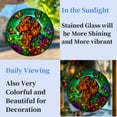 thumbnail image 4 of Stained Glass Suncatcher Dachshund Dog and Butterflies Handmade Window Hangings Colored Glass Suncatcher Crafts Kits for Indoor Garden Christmas Decoration 16x16cm-1-4, 4 of 6