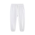 thumbnail image 6 of NOEGOEU Boys Sweatpants Soft Drawstring Joggers with Elastic Waist Pockets Relaxed Tapered Design (White,10-11 Years), 6 of 6