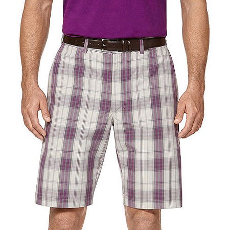Ben Hogan Big Men's Performance Multi Color Plaid Shorts