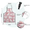 thumbnail image 7 of White Dogs and Pioneer Flower Kids Aprons for Girls and Boys,Adjustable Neck Strap Toddler Aprons for Kids Cooking Baking, 7 of 7