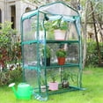 thumbnail image 1 of Baohd Housse de Remplacement pour Mini Serre Résistante aux Intempéries Durable et Robuste Facile à Installer Transparent69*49*93, 1 of 6
