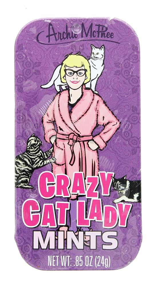 Crazy Cat Lady Novelty Breath Mints