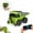 Green 1, variant on Mini RC Dump Truck 1:64 Alloy Remote Control Car with Adjustment Lights & Sound, APP Control Construction Truck for Kids Adults Gifts(Green)