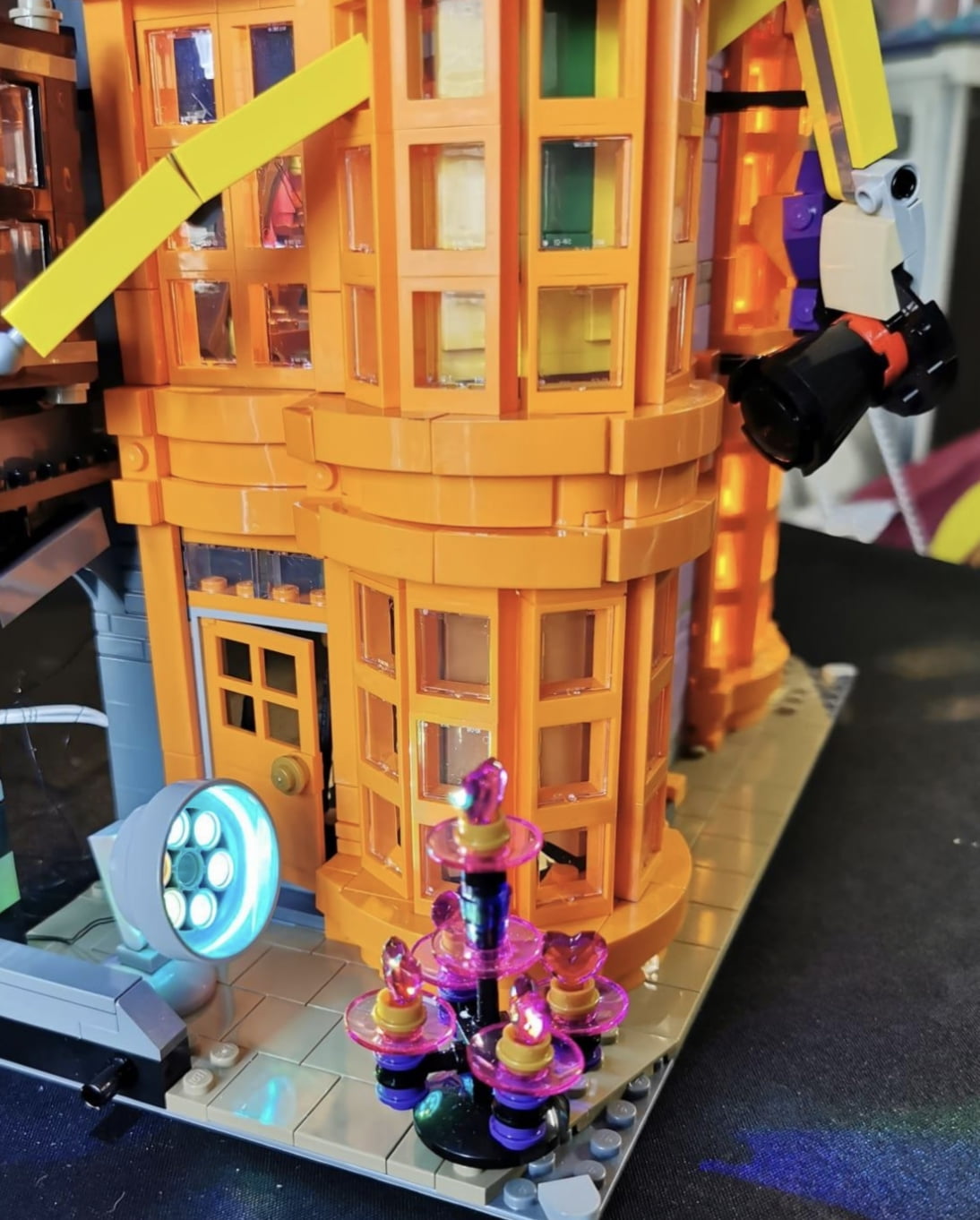 Brickstars LED Lighting Kit for Lego Diagon Alley 75978 Harry Potter (Not Include the Building Set)