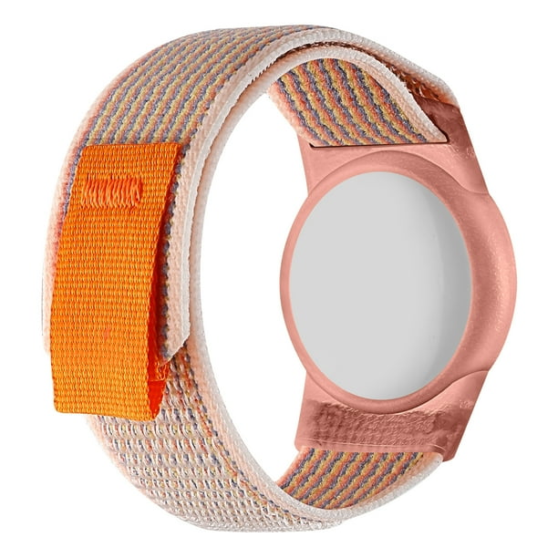 Pulsera ajustable para Airtag para niños y adultos, localizador antirrobo, funda protectora, correa de nylon para la muñeca
