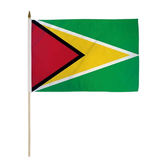 Guyana 12x18" Stick Flags
