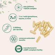 Micro Ingredients TUDCA 2,000mg Bile Salts Supplement, 240 Capsules | 7-in-1 Formula with NAC, Milk Thistle, Glutathione, Dandelion, Artichoke, Taurine for Liver Health | Non-GMO