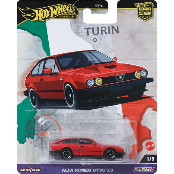Hot Wheels Alfa Romeo GTV6 3.0 Car Culture World Tour Premium