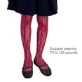 thumbnail image 4 of Yokua Womens Fishnet Stockings Rose Lace Tights Pantyhose Hollow out Patterned Tights, 4 of 20