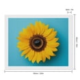 thumbnail image 2 of Diamond Art Kits for Adults, Golden Sunflower in BlueDiamond Painting Kits for Beginners, Frameless Round 5D Full Drill Diamonds Art Pictures Gem Art Crafts Home Decor Gifts, 2 of 8