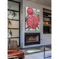 thumbnail image 4 of "Wool Flowers" Painting Print on Wrapped Canvas, 4 of 7