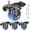 2 INCH, variant on 5 Inch Stem Caster Wheels Heavy Duty with Dual Locking 2200Lbs, Threaded Stem Casters 3/8" -16 x 1, Swivel Industrial Casters Set of 4, Wheels for Cart and Furniture