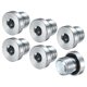 thumbnail image 1 of Uxcell 6-Pack Tapón de ajuste de tubería de cabeza hexagonal interior M14x1.5mm, tapón de socket de acero inoxidable con tornillo de sellado O-Ring, 1 of 6