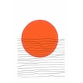 thumbnail image 2 of Alpenglow Workshop 23x32 White Modern Wood Framed Museum Art Print Titled - Sun on the Horizon, 2 of 4