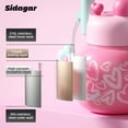 thumbnail image 2 of Sidagar 23 oz Stainless Steel Insulated Tumbler with Handle,Heart, 2 of 6