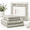 Tan Gingham-Queen-24.0 Inches, variant on Tan Gingham Queen Sheet Set 4 Piece 24" Extra Deep Pocket