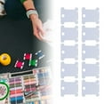thumbnail image 3 of BUYISI 50 Pcs Plastic Thread Holder Bobbins Spool Thread Card Embroidery Floss Diy Stitch Organizer Holder Sewing Tools White, 3 of 5