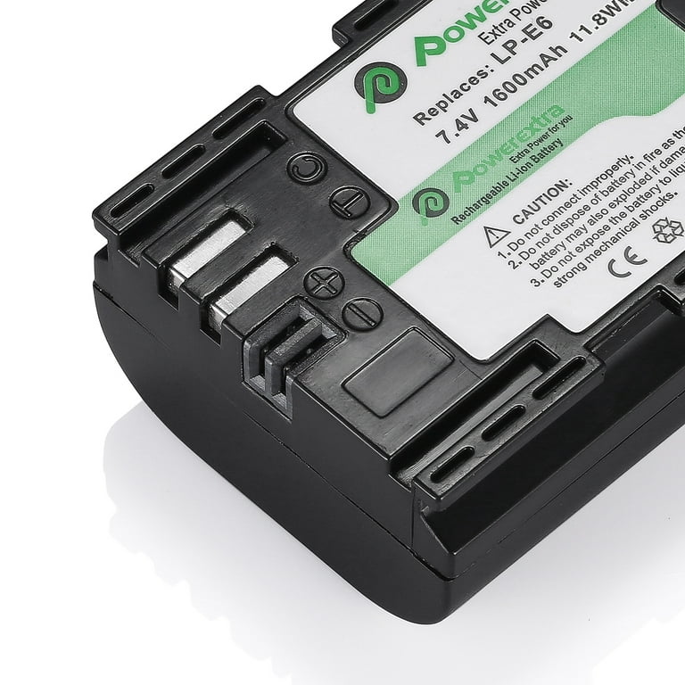 Canon EOS 80D 予備バッテリー バック 付き 2-Pack Replacement Battery LP-E6 for Canon EOS 80D 6D 7D 70D