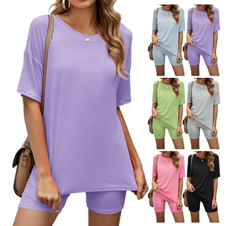 

Womens Pajamas Set 2 Piece Casual Sportswear Loungewear Nightwear