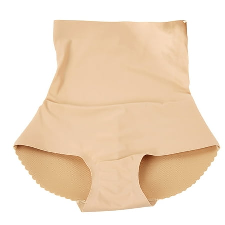 Bigersell Womens Cotton Panties Clearance Thermal Underwear Boyshort Thongs Panty Style P-830 Cotton Boyshort Panties Ladies Thongs Briefs Mid Waist Women Cheeky Panties Beige XL