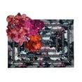 thumbnail image 1 of Ma Perle Marcela Collection Set de Table en Polyester Rose et Noir de 16 x 15 Po (Lot de 2), 1 of 3