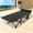 Black, variant on Slsy Folding Camping Cot with 2 Sided Mattress for Adults, 75"L x 28"W Heavy Duty Sleeping Cot Bed, Portable Guest Bed with Carry Bag