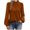 #0003-Gold, variant on TaTaai Womens Tops Long Sleeve Mock Neck Pleated Front Puff Sleeve Blouse Casual Comfy Soft Flowy for Daily Home