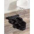 thumbnail image 5 of 2' x 3' Black New Zealand Natural Sheepskin Rug, 5 of 6
