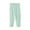 Mint Green, variant on Baby Pants , Baby Boys Girls Soft Cotton High Waist Footed Pants Casual Leggings with Feet,Baby Pants,Navy,0-3 Months