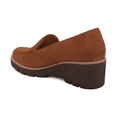 thumbnail image 5 of Vionic Women's Toffee Suede Ava Wedge Loafer 10M, 5 of 5
