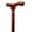 Brown, variant on Alex Orthopedic Wood Cane with Fritz Handle in Black Stain - Stylish Walking Stick for Men, Women and Seniors - Cut to Size, Supports Up to 250lbs