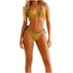 thumbnail image 3 of TaTaai Casual Fashion Strapped Bikini Set, Women’s Solid Color Style, Standard Thickness Feature, True-To-Size Fit, Ideal for Daily Home Leisure Beach Trips, Simple Care Routine Gift, 3 of 9