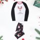 thumbnail image 3 of Pijamas de Navidad Para Hombres de La Familia Trendy Lattice Elk Print Top Pants Suit Parent-Child Wear Dad Odeerbi  ODB188574, 3 of 9