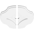 thumbnail image 2 of 12"OD x 1"ID x 4"C x 1"P Percival Architectural Grade PVC Contemporary Ceiling Medallion, Two Piece, 2 of 11