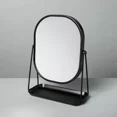 thumbnail image 4 of Metal Vanity Flip Mirror with Tray Black - Swivel, 2-Sided, Desk/Table Use, 4 of 4
