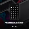 thumbnail image 3 of Teclado Numerico Acteck Inspire PAD TN450 Inalambrico USB 2.4Ghz Negro AC-934176, 3 of 5