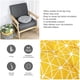 thumbnail image 4 of Cojín redondo para silla de bistró de 15 pulgadas, cojín decorativo para asiento de interior y exterior, cojín grueso y suave para silla para el hogar, oficina, jardín y Patio, 4 of 8