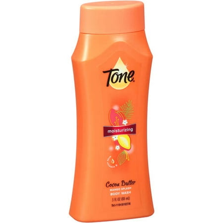 (2 pack) (2 Pack) Tone Body Wash, Mango Splash, 3 Ounce Trial & Travel Size