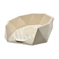 thumbnail image 2 of Fzaqwen Pet Dog Toilet Indoor Portable Lavatory Basin Pet Pee Toilet Corner beige, 2 of 9
