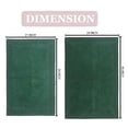 thumbnail image 2 of Home Weavers Luxury Collection 100% Cotton Reversible Bathroom Rug Set Machine Washable Bath Rug-21"x34", Bathroom Rug- 24"x40", Bottle Green Color 2 Piece Bath Rug set, 2 of 5