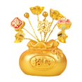 thumbnail image 3 of kowaku Spring Festival Feng Shui Table Decoration Resin and Alloy Handmade Traditional for Indoor Outdoor Garden Decor Multipurpose B, 3 of 9