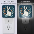 thumbnail image 2 of Easter LED Square Night Light - Compact and Energy Efficient Illumination for Bedrooms and Bathrooms - Plug-in Wall Lamp with Auto Sensor, 2 of 6