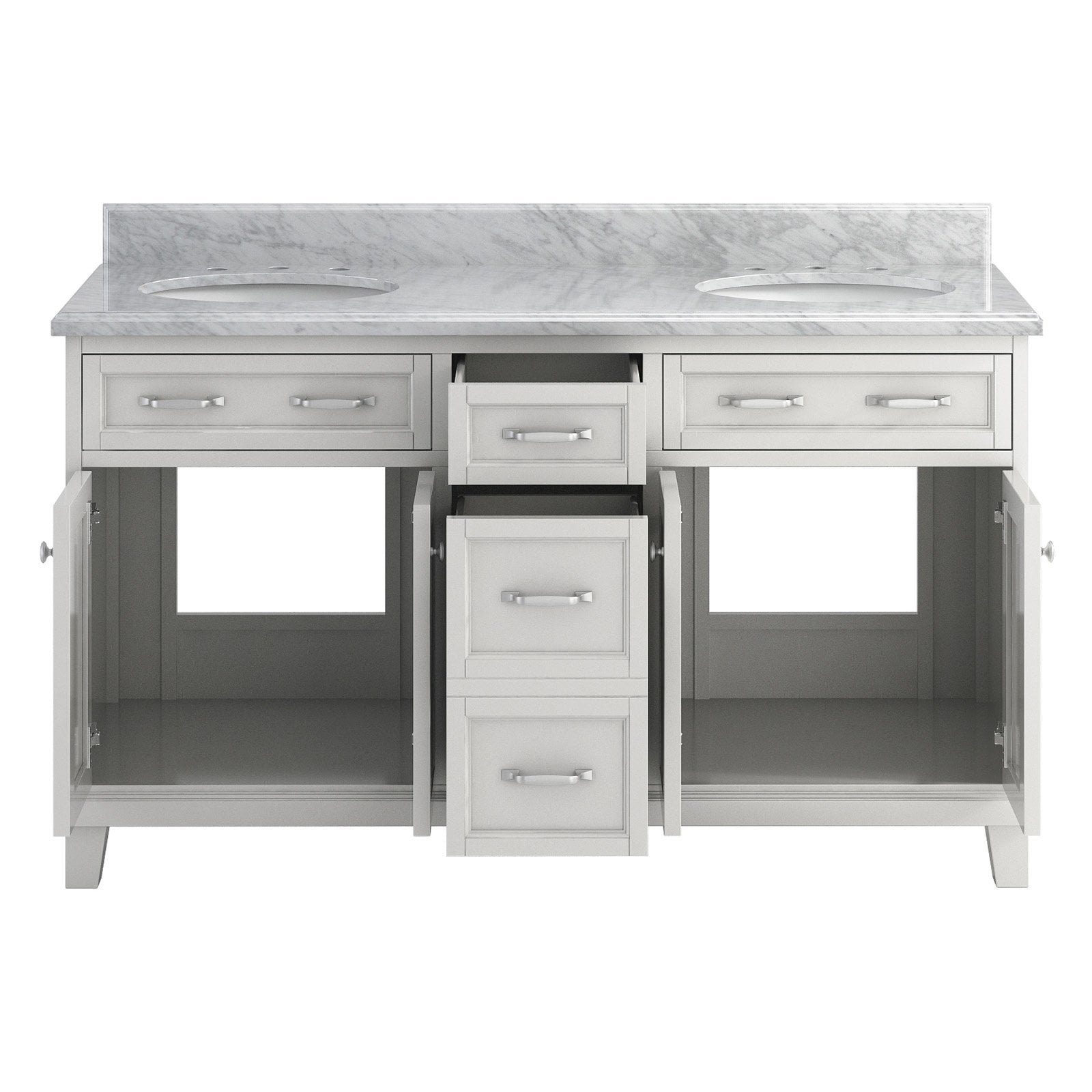 Lanza Wf6977 60 Ina In Double Bathroom Vanity Com