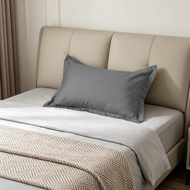 Funda de Almohada Refrescante para Personas Que Suelen Sudar Por La Noche: Funda de Almohada Transpirable de Terciopelo Suave de Tamaño Completo con Tejido Termorregulador, Alivia La Sudoración Noctu